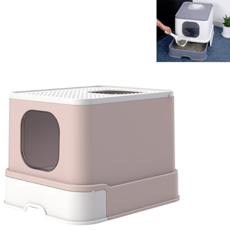 Top Drawer Fully Enclosed Cat Litter Box Pet Supplies — view 8