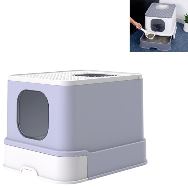 Top Drawer Fully Enclosed Cat Litter Box Pet Supplies — view 10