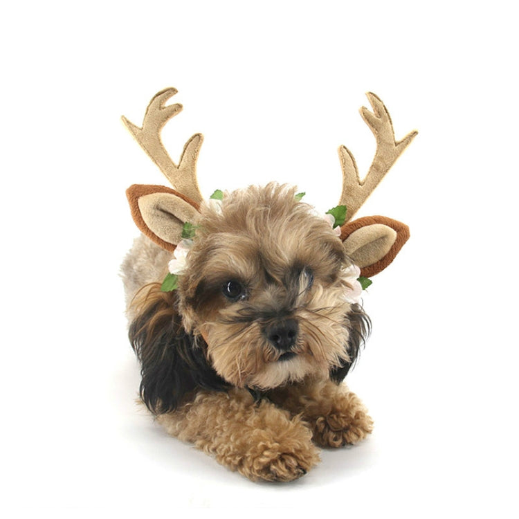 Christmas Pet Accessories Dog Hairpin Cat Ornament Christmas Antler Headband — view 8