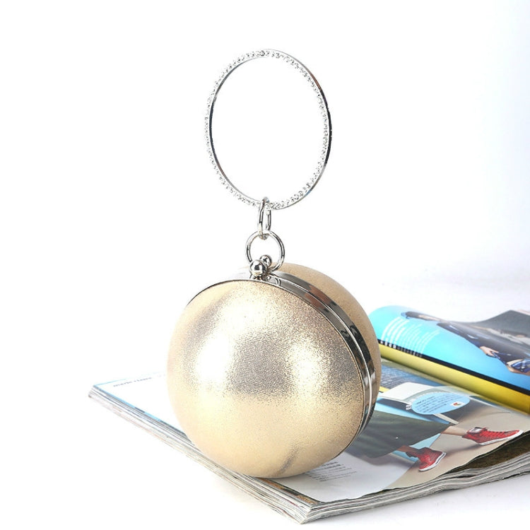 Spherical Dinner Bag Simple Personality Round Ball Evening Bag Ladies Pu Banquet Bag Makeup Clutch Bag — view 7