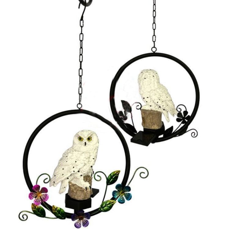 Owl Shape Solar Lawn Light Garden LED Pendant Light