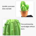 Solar Outdoor Simulation Potted Plants Landscape Lamp LED Courtyard Lawn Light