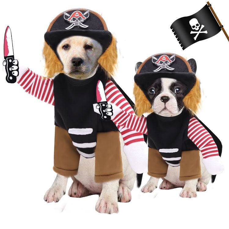 Dogs Cats Clothes Pet Supplies Horseback Transformations Halloween Funny Clothes — view 8