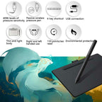 Wacom CTL-4100 Tablet Intuos Hand-Painted Board Computer Drawing Board Handwriting Board