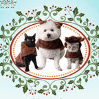 Pet Party Supplies Plush Warm Christmas Reindeer Winter Clothes — view 6