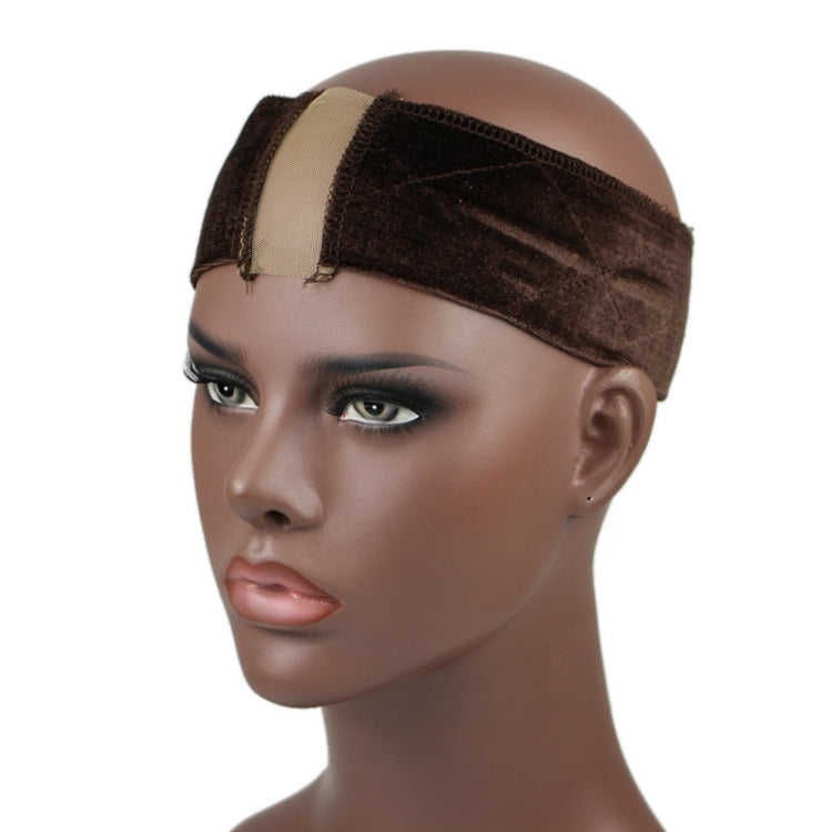 Lace Wig Headband — Coffee