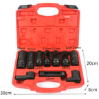 Oxygen Sensor Sleeve Removal Tool Wrench Set, 10 In 1