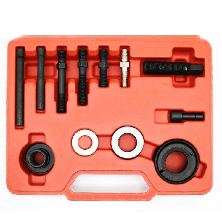 For Buick / Ford Power Steering Wheel Pulley Disassembler Drive Wheel Working Direction Power Steering Pump Disassembly Tool, 12 In 1