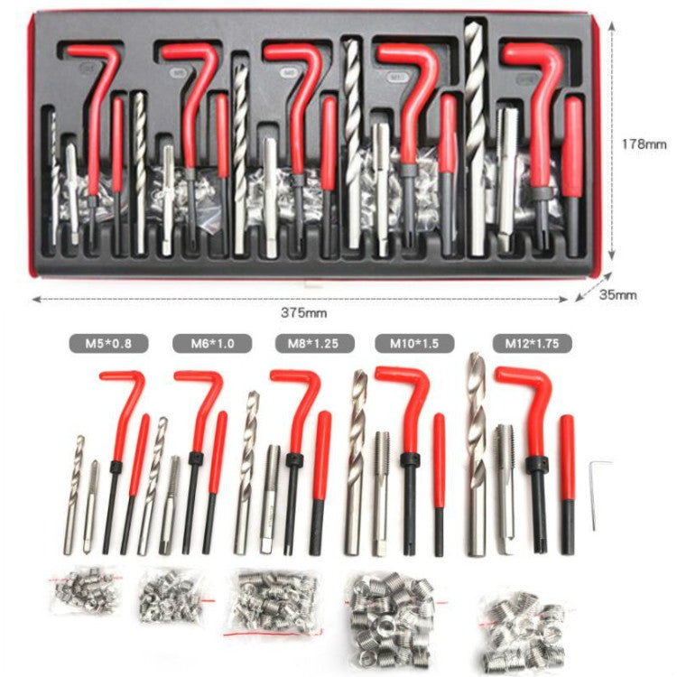 Auto Thread Repair Tool Tapping Device Tap Twister Set, 131 In 1