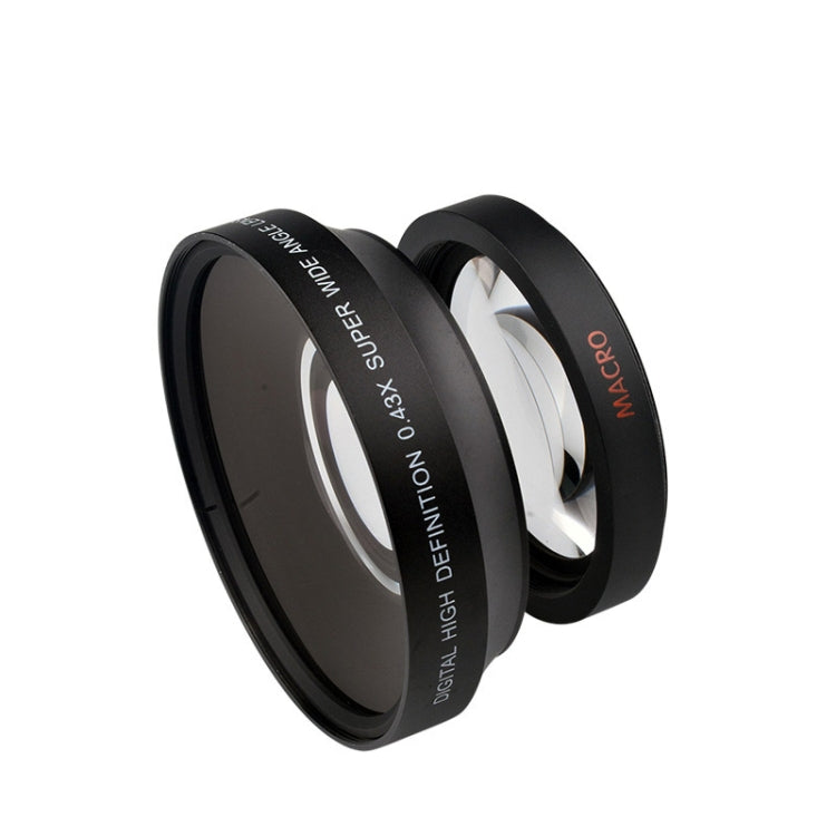 Super Wide Angle Fisheye Lens with Macro Lens for Canon, 67mm 0.43X