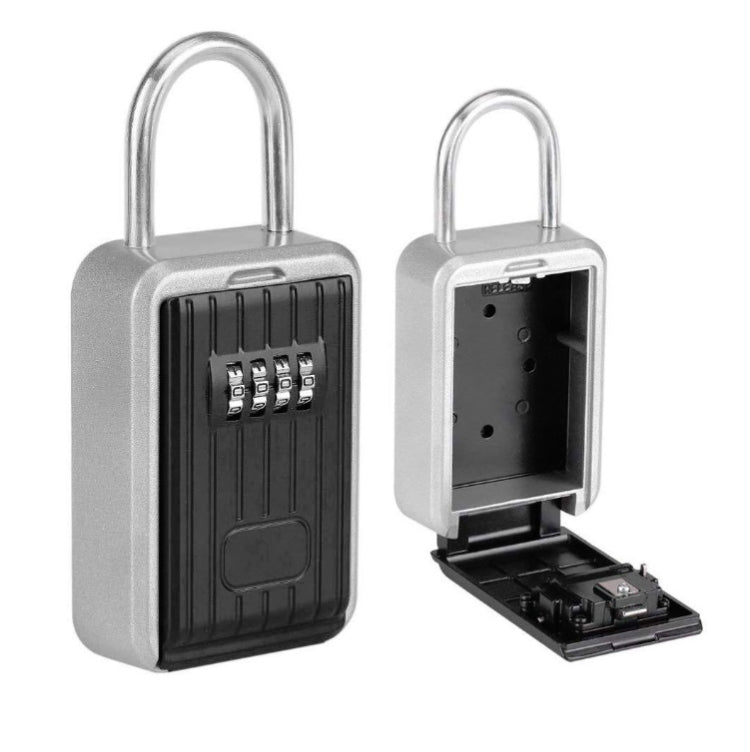 Password Key Box Wall-Mounted Metal Box Password Box Outdoor Key Anti-Theft Storage Box