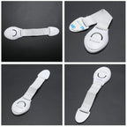 Cabinet Door Lock Kids Drawer Locker Security Invisible Locks for Home Storage Child Lock Baby Safety Cabinet Lock, 10 PCS
