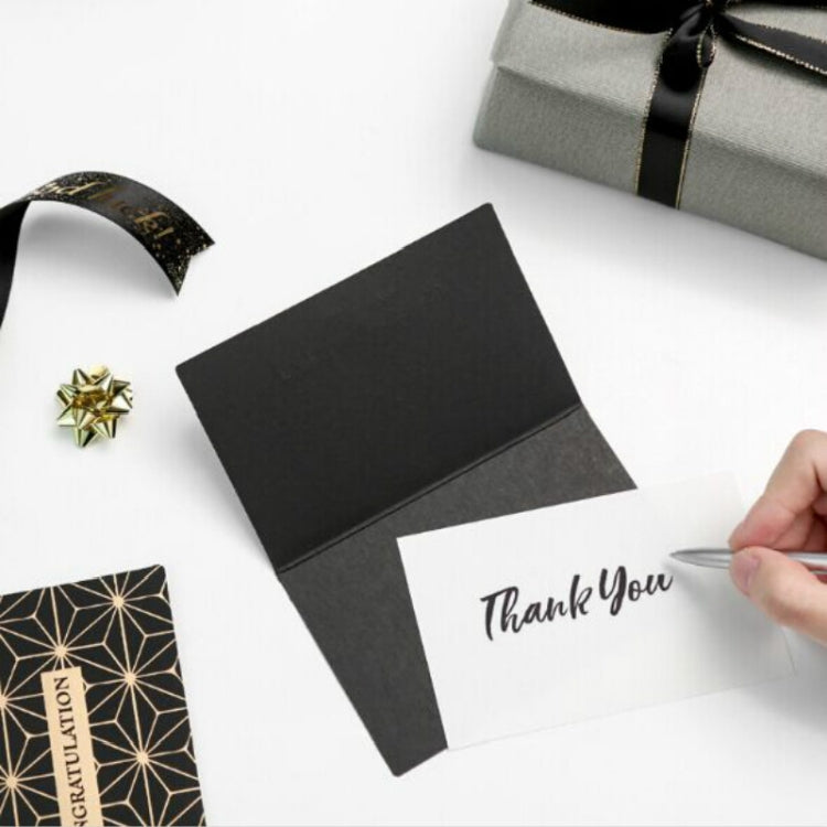 6 PCS Creative Business Bronzing Thanksgiving Birthday Card — Moon
