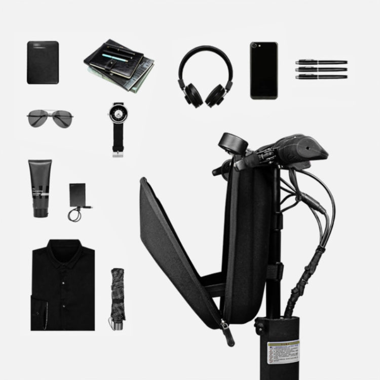 For Xiaomi No. 9 Electric Scooter PU Leather Waterproof EVA Hard Shell Bag Electric Folding Car Front Bag