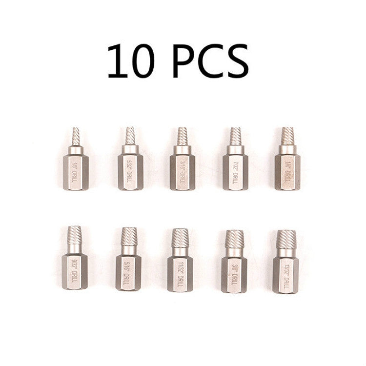 Broken Screw Nut Removal Tool, 10 In 1 Bolt Extractor