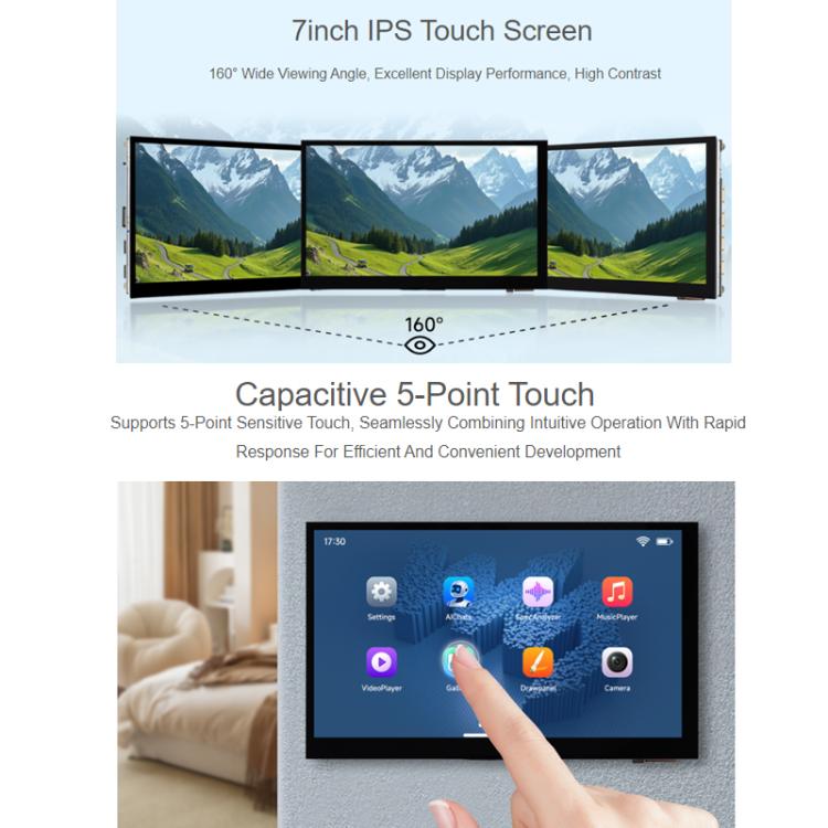 WAVESHARE ESP32-P4-WIFI6 7-Inch Five-Point Touchscreen Development Board 1024x600 Resolution