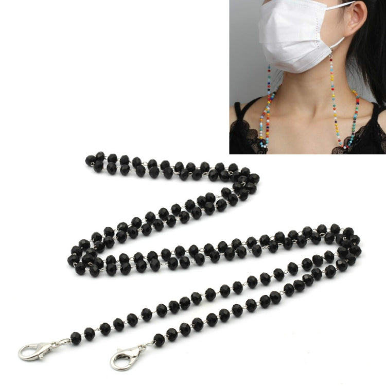 Mask Lanyard Handmade Crystal Bead Chain Anti-Drop Hanging Glasses Chain