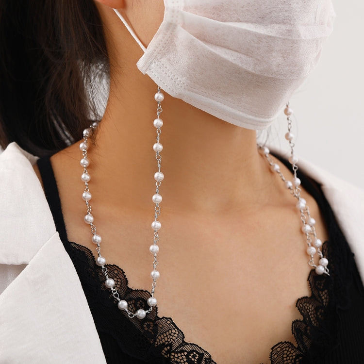 Mask Anti-Lost Lanyard Pearl Sweater Chain Multi-Purpose Mask Lanyard Glasses Chain