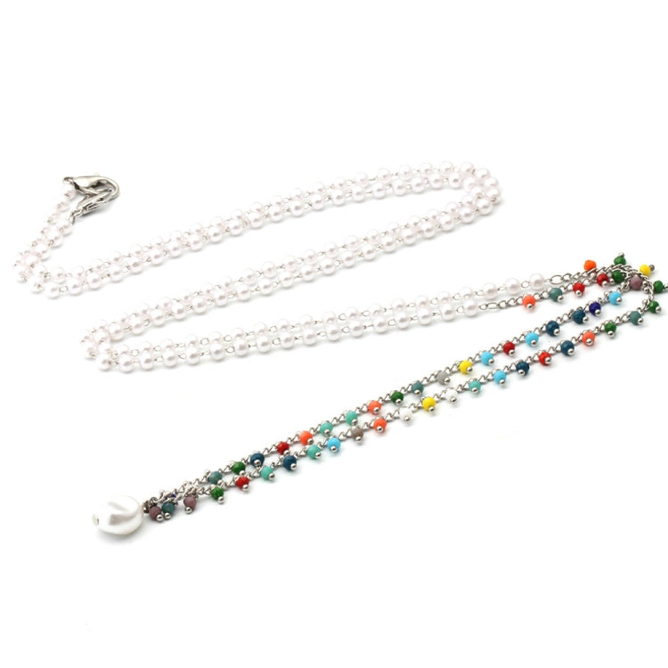 Mask Lanyard Necklace Pearl Chain Glasses Chain