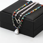 Mask Lanyard Necklace Pearl Chain Glasses Chain