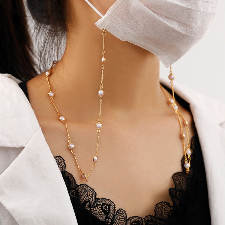 Retro Handmade Pearl Multi-Purpose Anti-Lost Hanging Lanyard Mask Glasses Chain