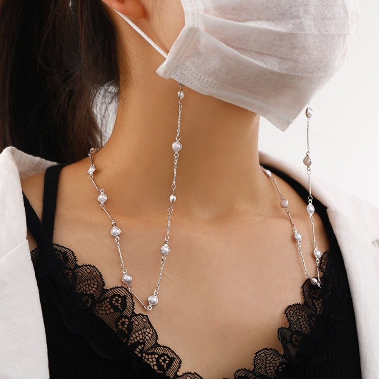Retro Handmade Pearl Multi-Purpose Anti-Lost Hanging Lanyard Mask Glasses Chain