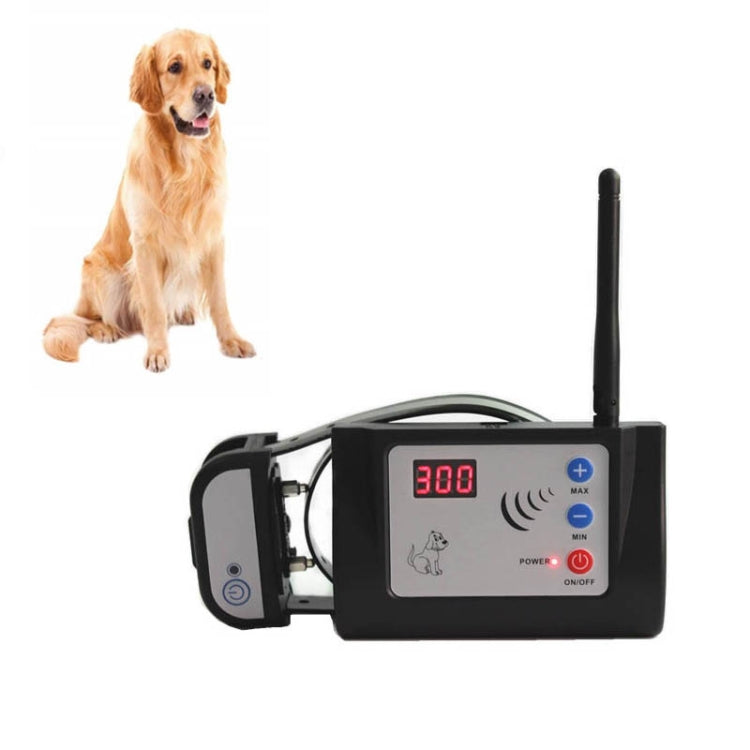 300 Meters Smart Wireless Pet Fence Waterproof Collar with Night Reflective Yarn Protective Fence — 450G