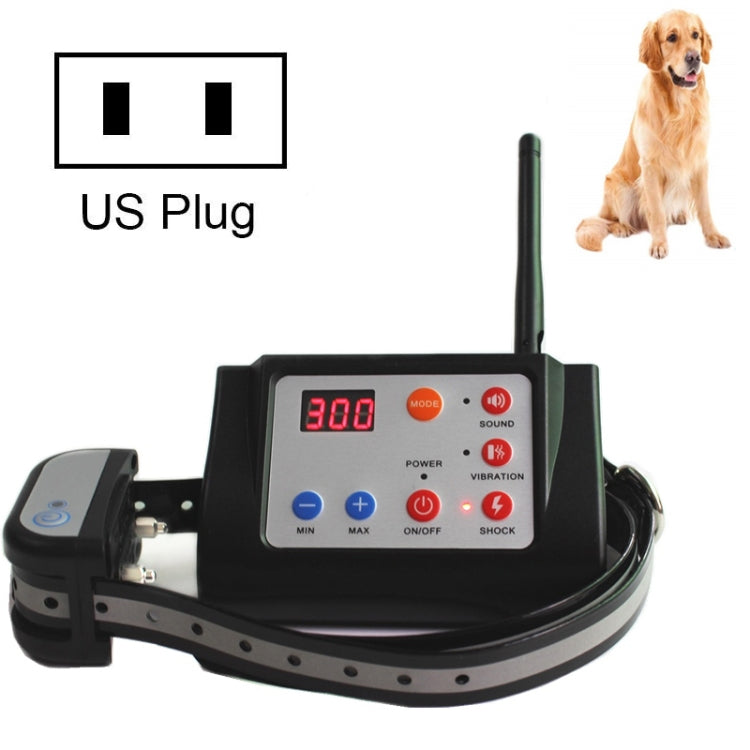 2 In 1 Smart Wireless Waterproof Fence Remote Dog Trainer with Collar — view 9