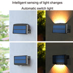 Without Ground Plug Wiring Free Infrared Sensor Waterproof Solar Lighting Wall Light