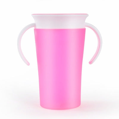360 Degrees Rotated Baby Learning Drinking Cup With Double Handle Flip — view 11