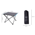 Outdoor Aluminum Alloy Folding Table Camping Picnic Portable Folding Table Barbecue Table Stall Small Dining Table