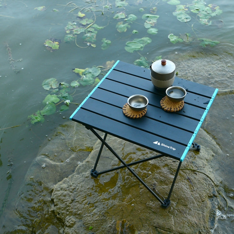 Outdoor Aluminum Alloy Folding Table Camping Picnic Portable Folding Table Barbecue Table Stall Small Dining Table
