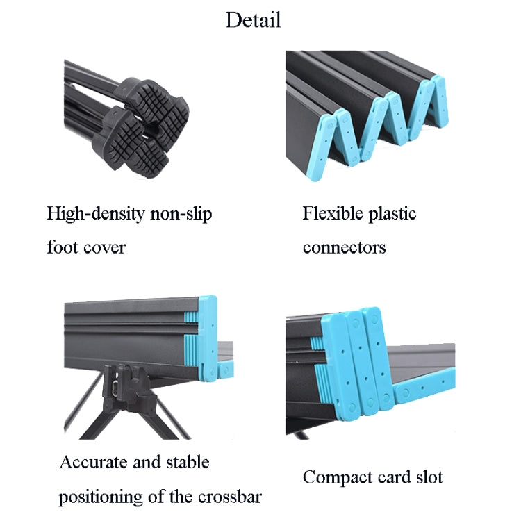 Outdoor Aluminum Alloy Folding Table Camping Picnic Portable Folding Table Barbecue Table Stall Small Dining Table