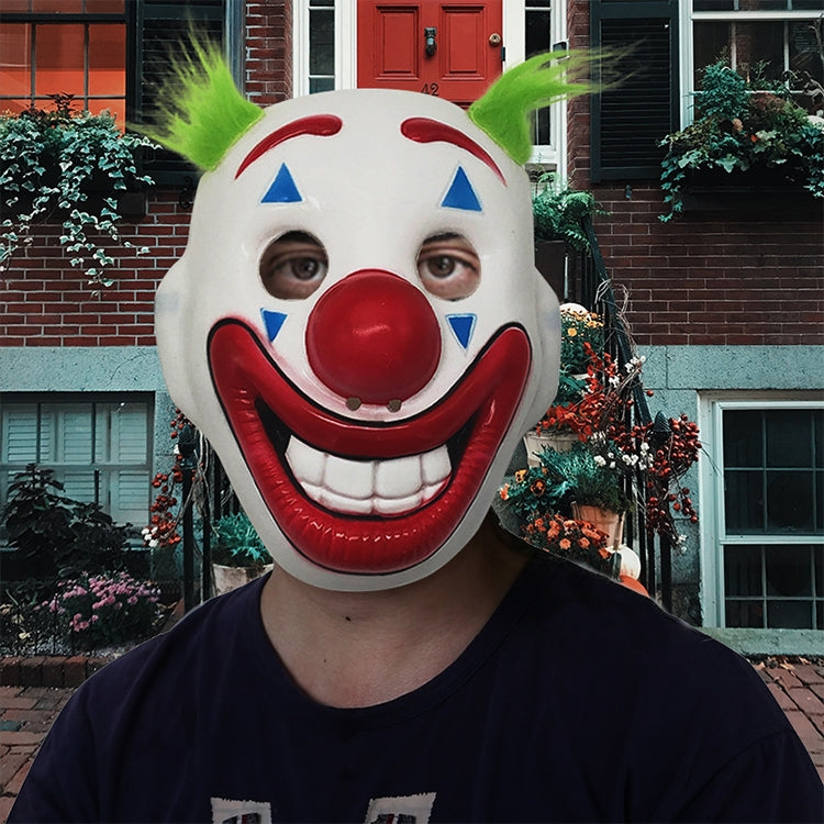 Halloween Horror Props Wig Clown Mask — view 6