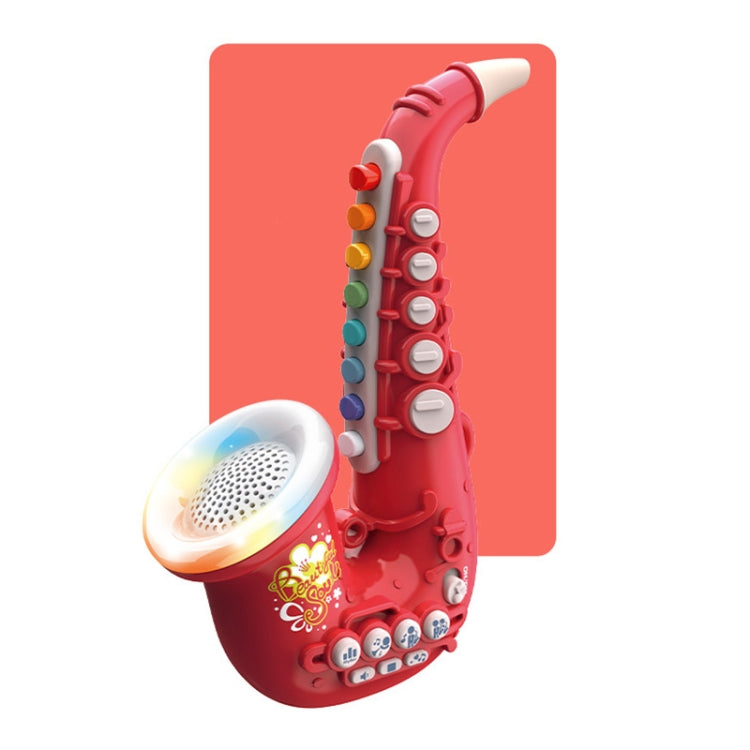 Children Early Education Puzzle Playing Simulation Musical Instrument — 6805 Saxophone-Green