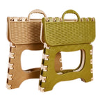 Plastic Folding Chair Thicken Portable Mini Child Stools — Green