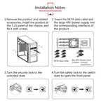 OImaster MR-6601 Six-Bay Optical Drive Hard Disk Box — view 11