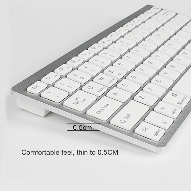 X5 Ultra-thin Mini Wireless Bluetooth Keyboard, Support Win / Android / IOS System