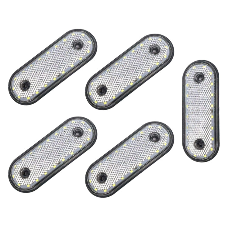 5 PCS MK-095 12-24V 20 LEDs Universal Truck Side Lights Truck Trailer Tail Lights
