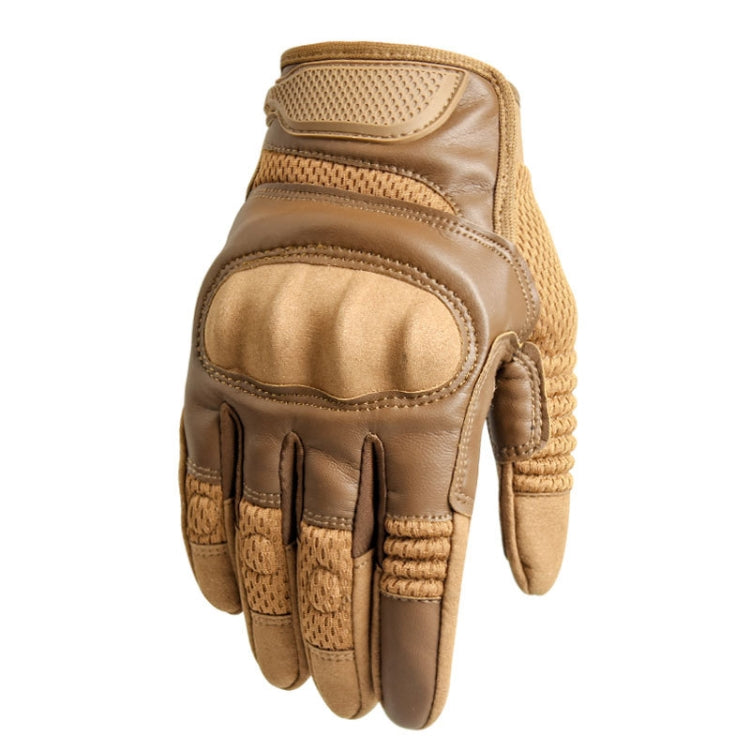 B28 Outdoor Rding Motorcycle Protective Anti-Slip Wear-Resistant Mountaineering Sports Gloves — Wolf Brown