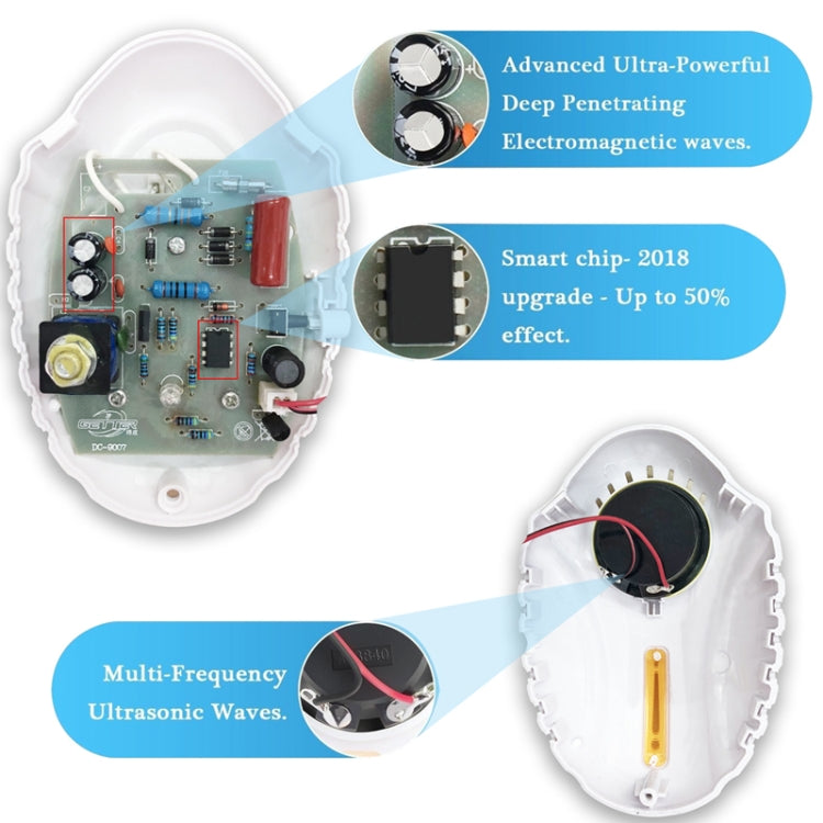 DC-9014 Household Multifunctional Ultrasonic Electronic Mosquito Repellent