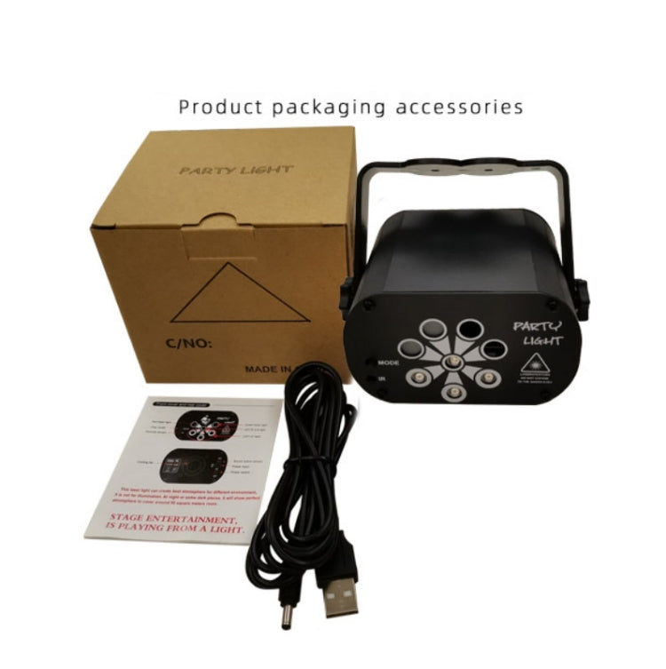 R90 8W UV Mini Laser Light Sound Control Induction Stage Atmosphere Light Bar KTV Laser Light
