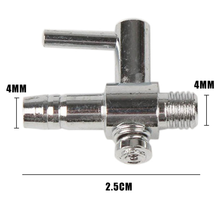 Fish Tank Oxygen Pipe Stainless Steel Distributor Oxygen Regulating Valve