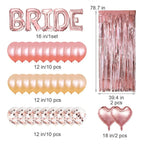 Set Rose Gold Bridal Party Decoration, Bachelor Girl Party Decoration