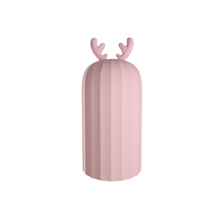 Elk Silicone Hot Water Bottle Hand Warmer Microwave Heating Warm Belly Water Injection Bag with Paper package — Brown