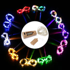 10 PCS LED Wine Bottle Cork Copper Wire String Light IP44 Waterproof Holiday Decoration Lamp