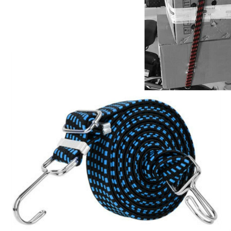 Bicycle Binding Rope Widening And Thickening Multi-Purpose Elastic Elastic Luggage Rope Shelf Rope — Red