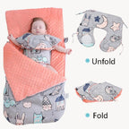 Baby Cotton Anti-Shock Autumn And Winter Thickening Dual-Use Newborn Quilt Baby Peas Blanket Sleeping Bag