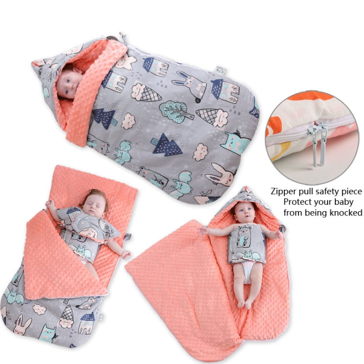 Baby Cotton Anti-Shock Autumn And Winter Thickening Dual-Use Newborn Quilt Baby Peas Blanket Sleeping Bag