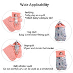 Baby Cotton Anti-Shock Autumn And Winter Thickening Dual-Use Newborn Quilt Baby Peas Blanket Sleeping Bag